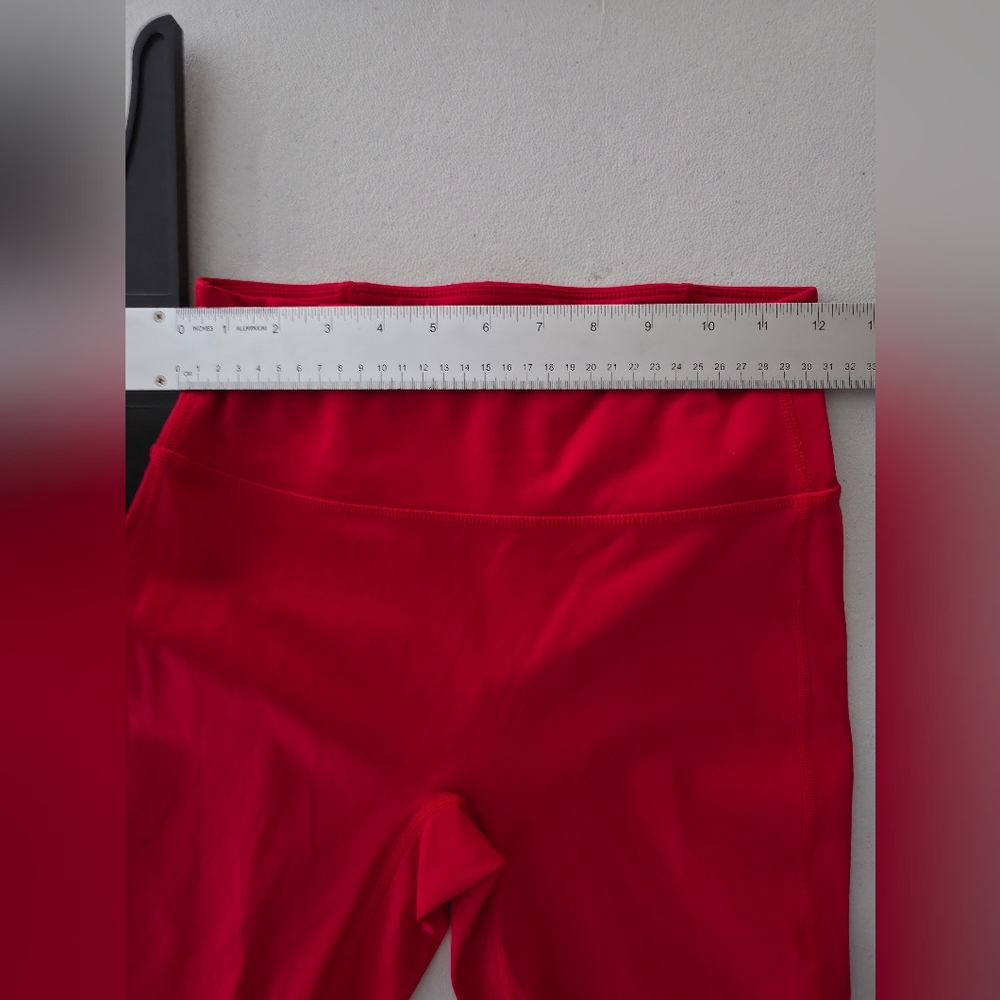 Fabletics Motion365 High Waisted Sculpting Breathable Compression Leggings Red - Picture 9 of 11